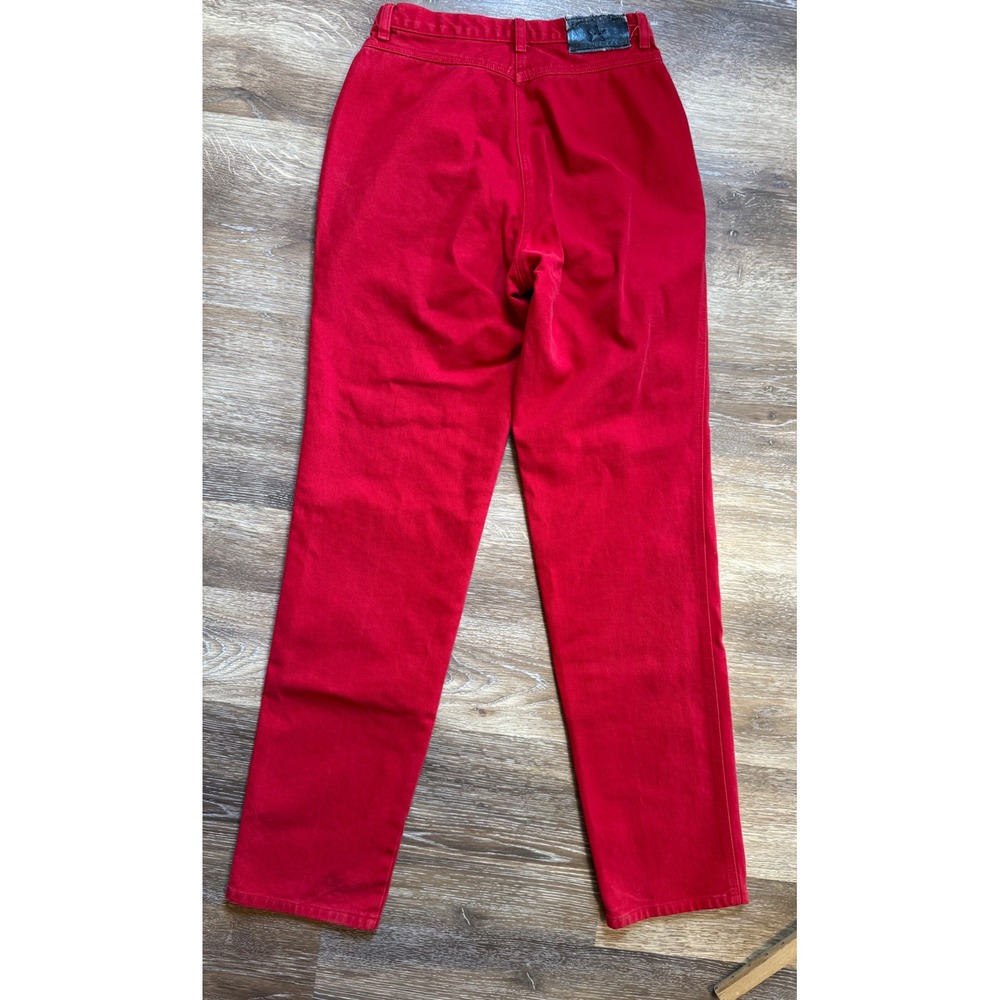 Vintage Roper Red High Waisted Western Jeans Straight Leg Made in USA Size 13 - Picture 8 of 11
